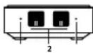 Keenetic Linear KN-3110 - Ports et lumières LED - 2
