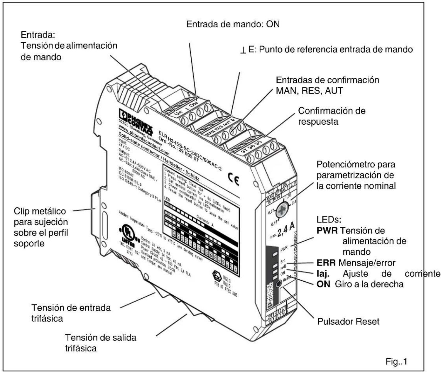 Phoenix Contact ELR H3-IES-SC-230AC/500AC-2 - ELR H3-IES-SC-/500AC-… - 1