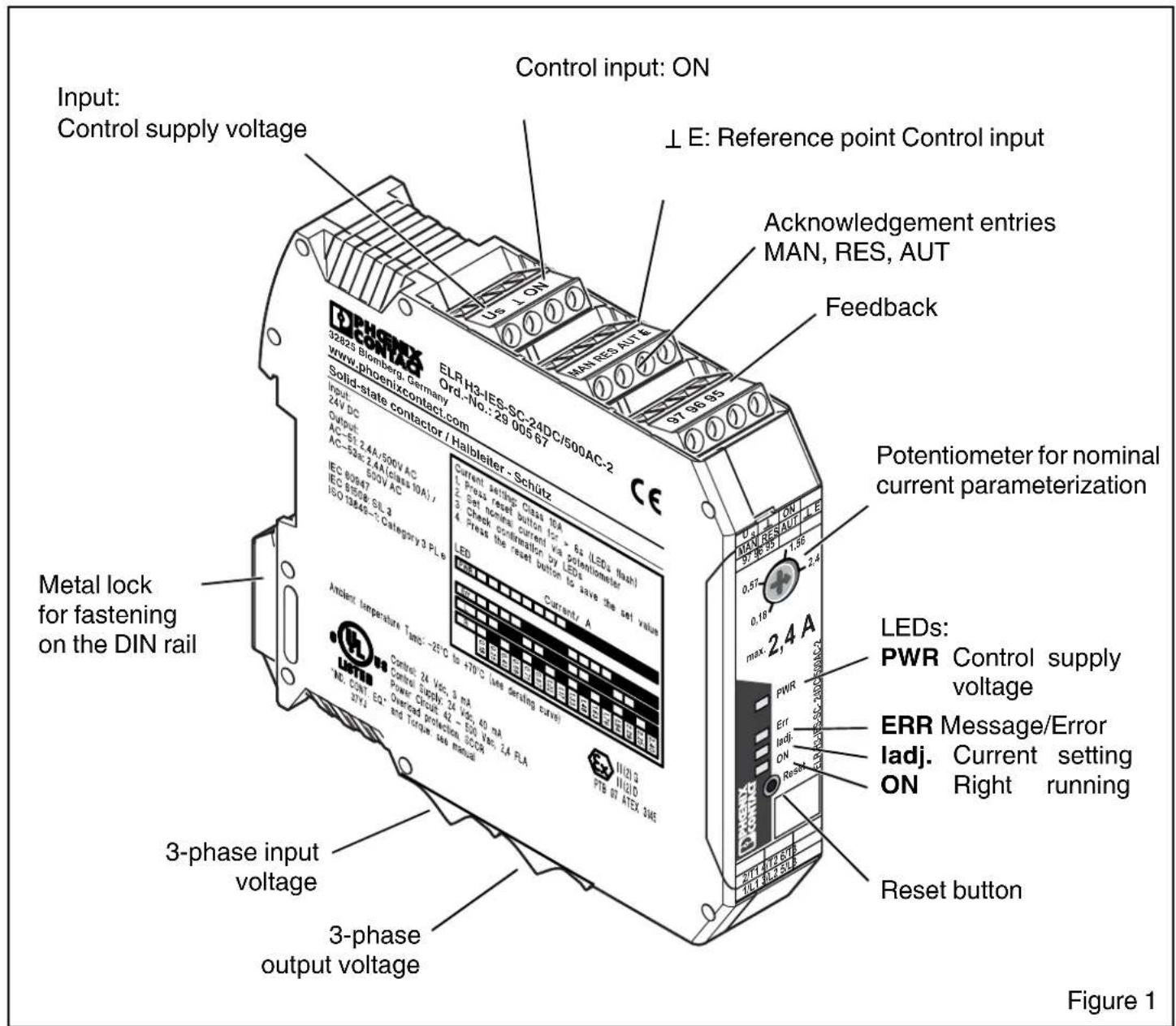 Phoenix Contact ELR H3-IES-SC-230AC/500AC-2 - ELR H3-IES-SC-/500AC-… - 1