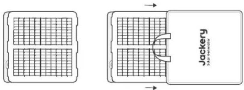 Jackery SolarSaga 100 Air - ● FOLDING THE SOLAR PANEL - 3