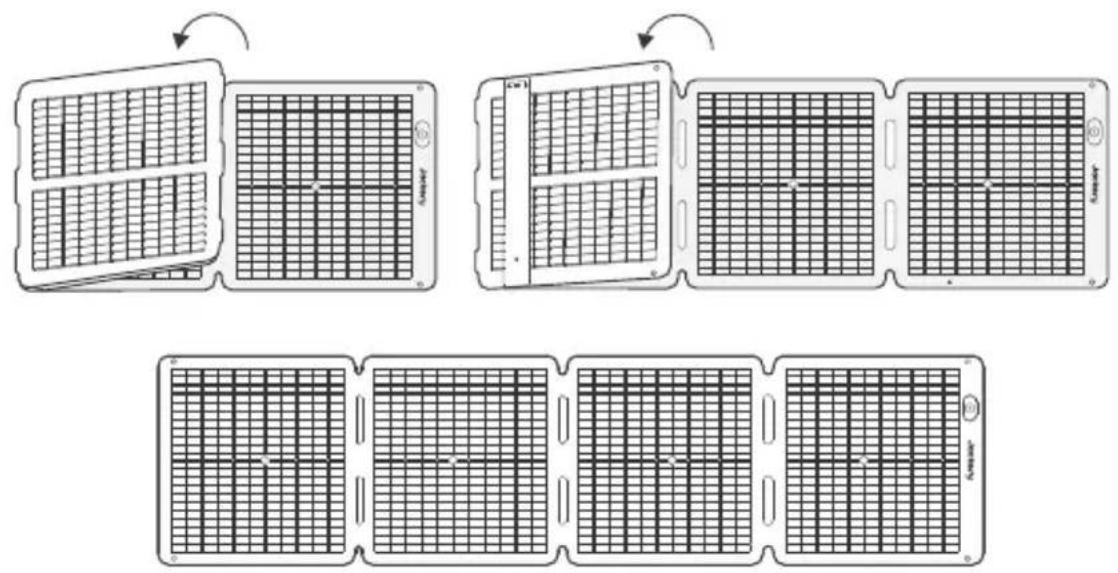 Jackery SolarSaga 100 Air - ● DÉPLIAGE DU PANNEAU SOLAIRE - 2