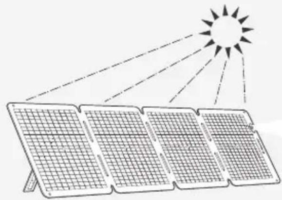 Jackery SolarSaga 100 Air - ● SUN ANGLE INDICATOR - 1