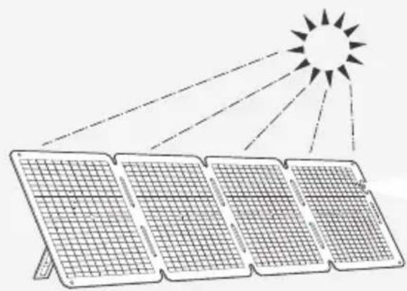 Jackery SolarSaga 100 Air - INDICADOR DEL ÁNGULO SOLAR - 1
