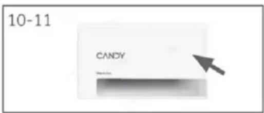 CANDY GD 8N3B-S - Leeren des Wasserbehalters - 2