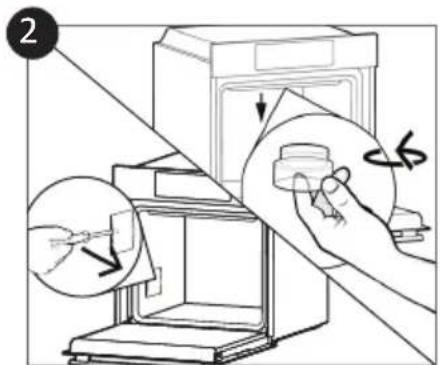 CANDY F CP605XL/ECH64C - Changing the Bulb (depends on model) - 2