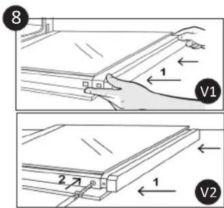 CANDY F CP605XL/ECH64C - Removal and Cleaning of the Glass Door (depends on model) - 8