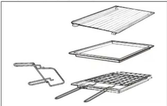 CANDY EY602X - Grill pan set (only if present) - 1