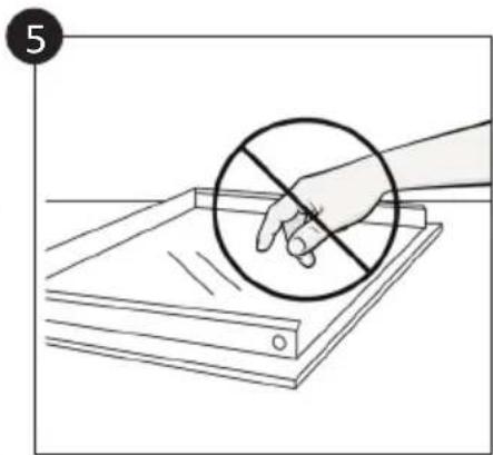 CANDY EY602X - Removal and Cleaning of the Glass Door (depends on model) - 5