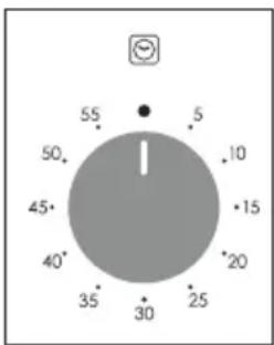 CANDY F CM955XRL/C - Minūtes taimera izmantošana Gatavošanas beigu taimera izmantošana - 1