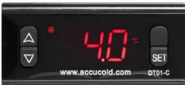 Accucold VT65MLBI7PLUS2ADA - Sélection et surveillance de la température, suite - 1