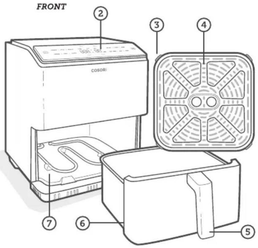 Cosori Dual Blaze Smart 6.4l - 3