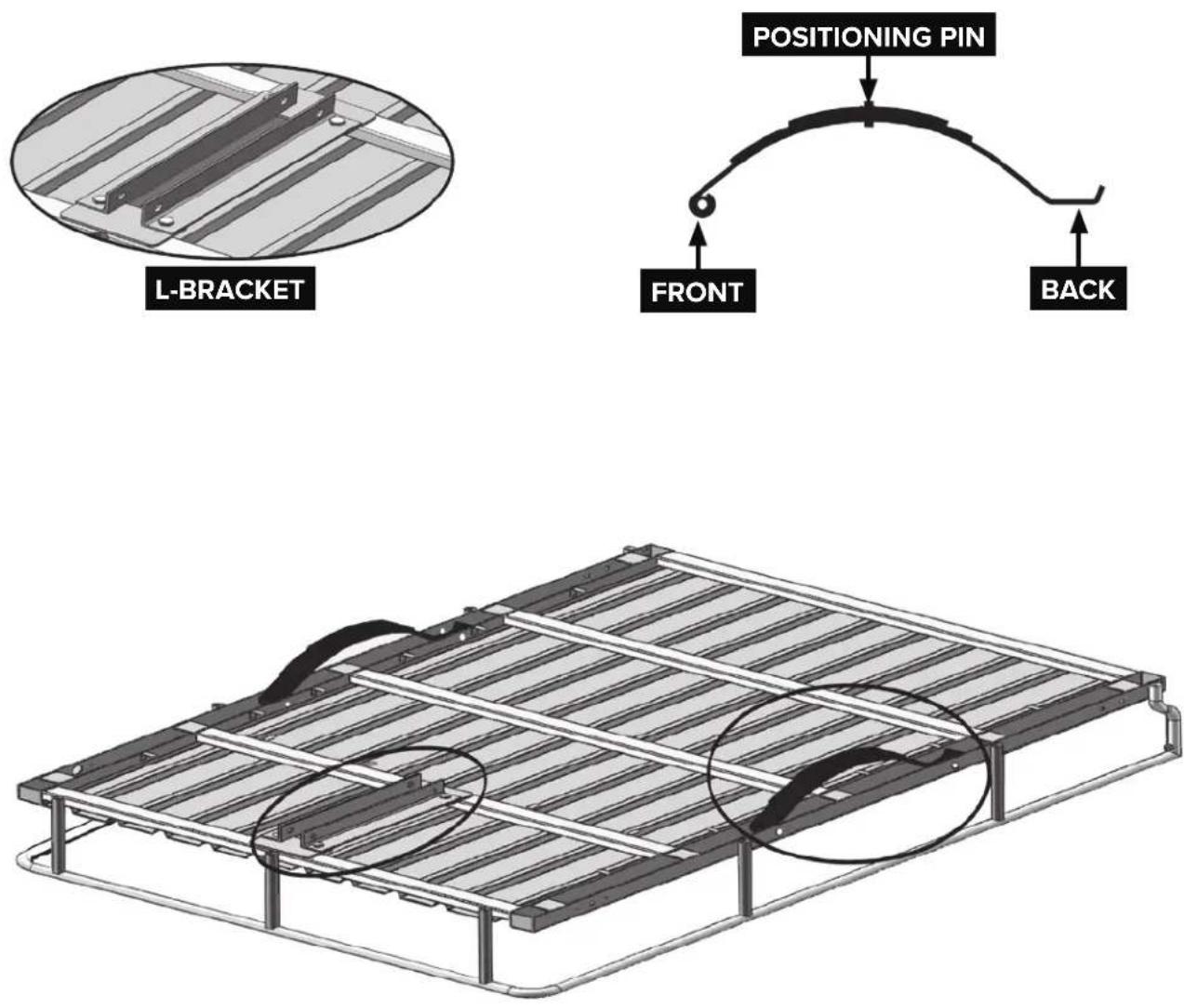 DK2 MMT4X6OG - STEP 2: L-BRACKETS & LEAF SPRINGS - 1