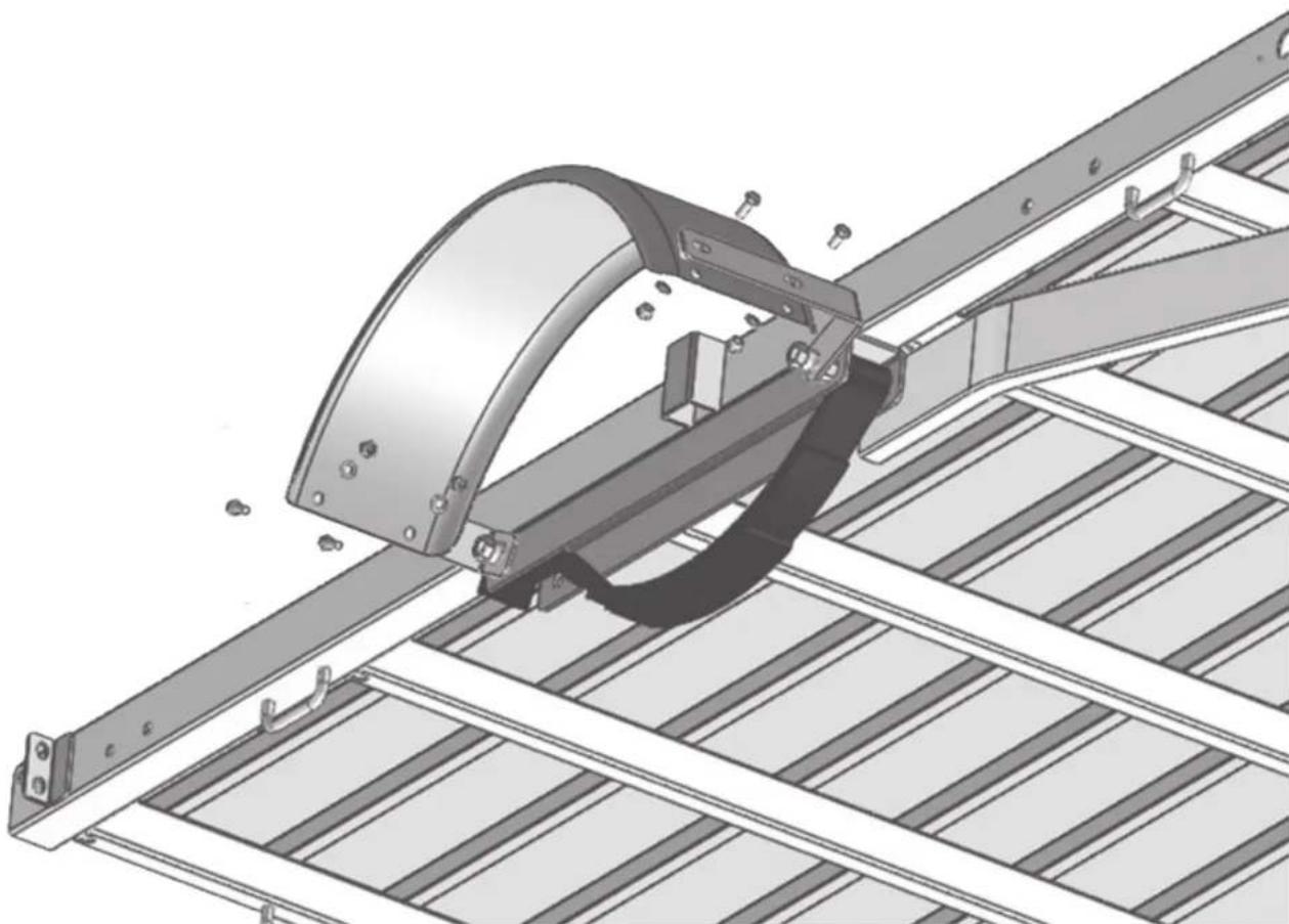 DK2 MMT5X7G-DUG - Flip the trailer over and install the fenders - 2
