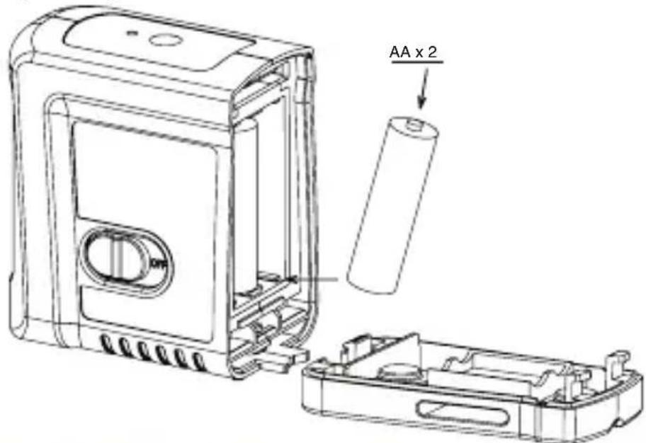 KAPRO Prolaser Cross 862 Green - УСТАНОВКА БАТАРЕЙ И БЕЗОПАСНОСТЬ - 1