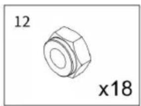 Vevor ssshkytxs-d - PART LIST - 12