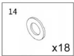 Vevor ssshkytxs-d - PART LIST - 14