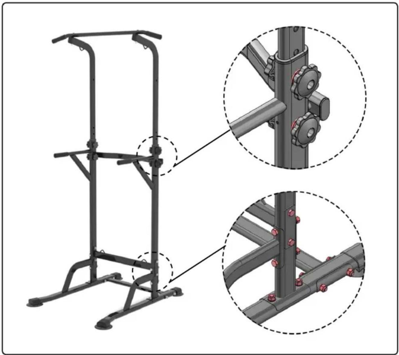 Vevor ssshkytxs-e - (Assemble the parts and accessories as shown) - 16