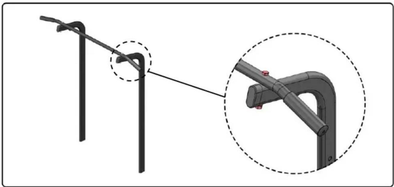 Vevor ssshkytxs-e - (Assemble the parts and accessories as shown) - 4