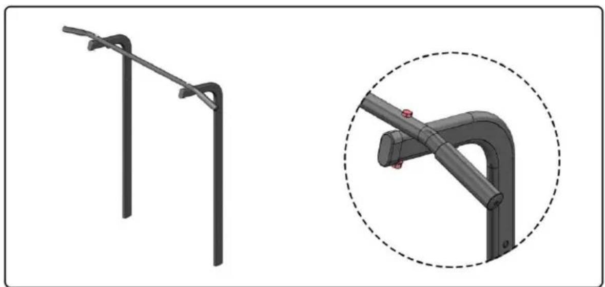 Vevor ssshkytxs-g - Step3 : Install top part - 2