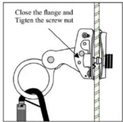 Vevor ROPE-Z-14-150 - Follow these steps to install the Fall Arrester - 5