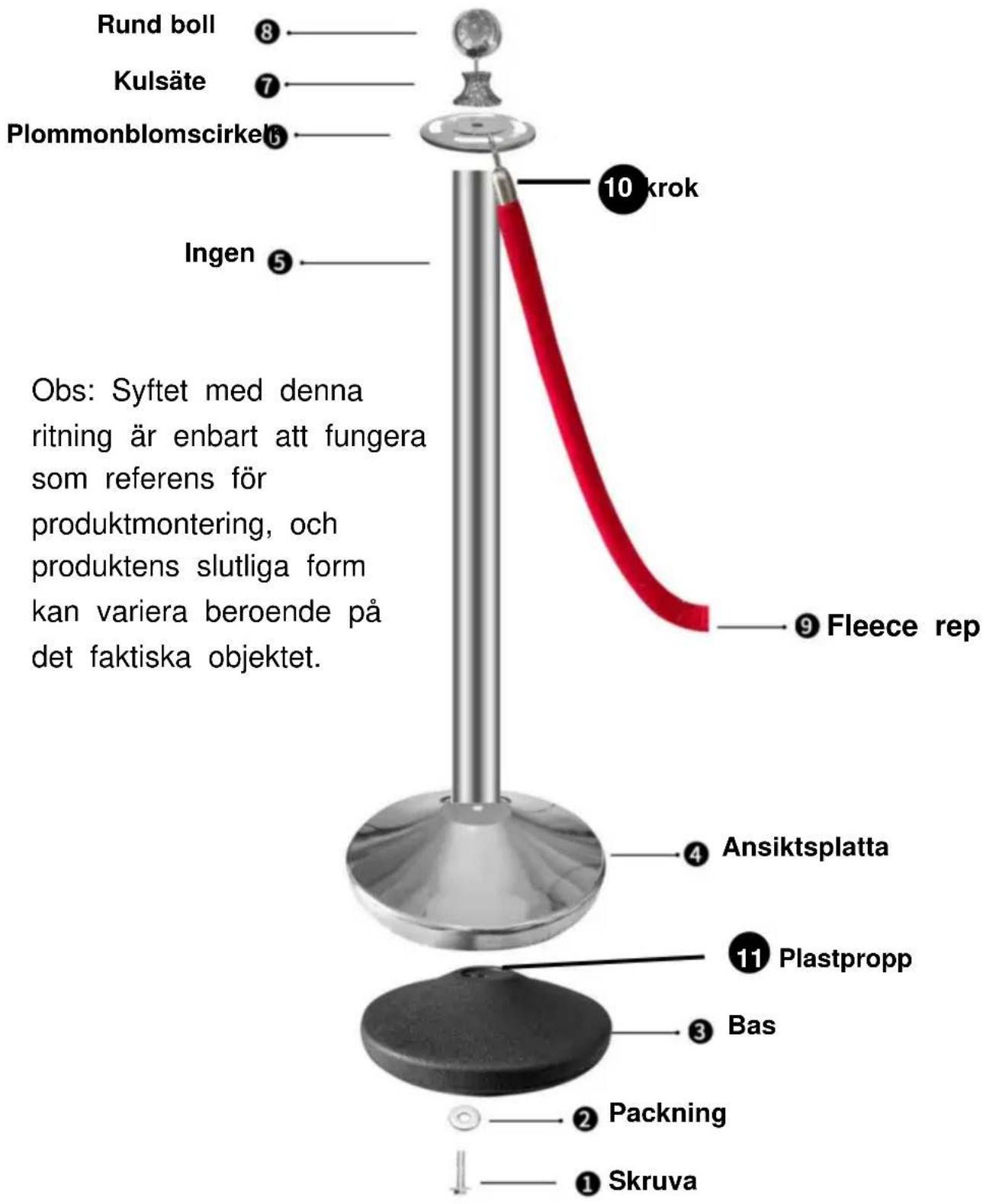 Vevor TJDYQTCRED6-4 - Produktfördelningsdiagram - 1