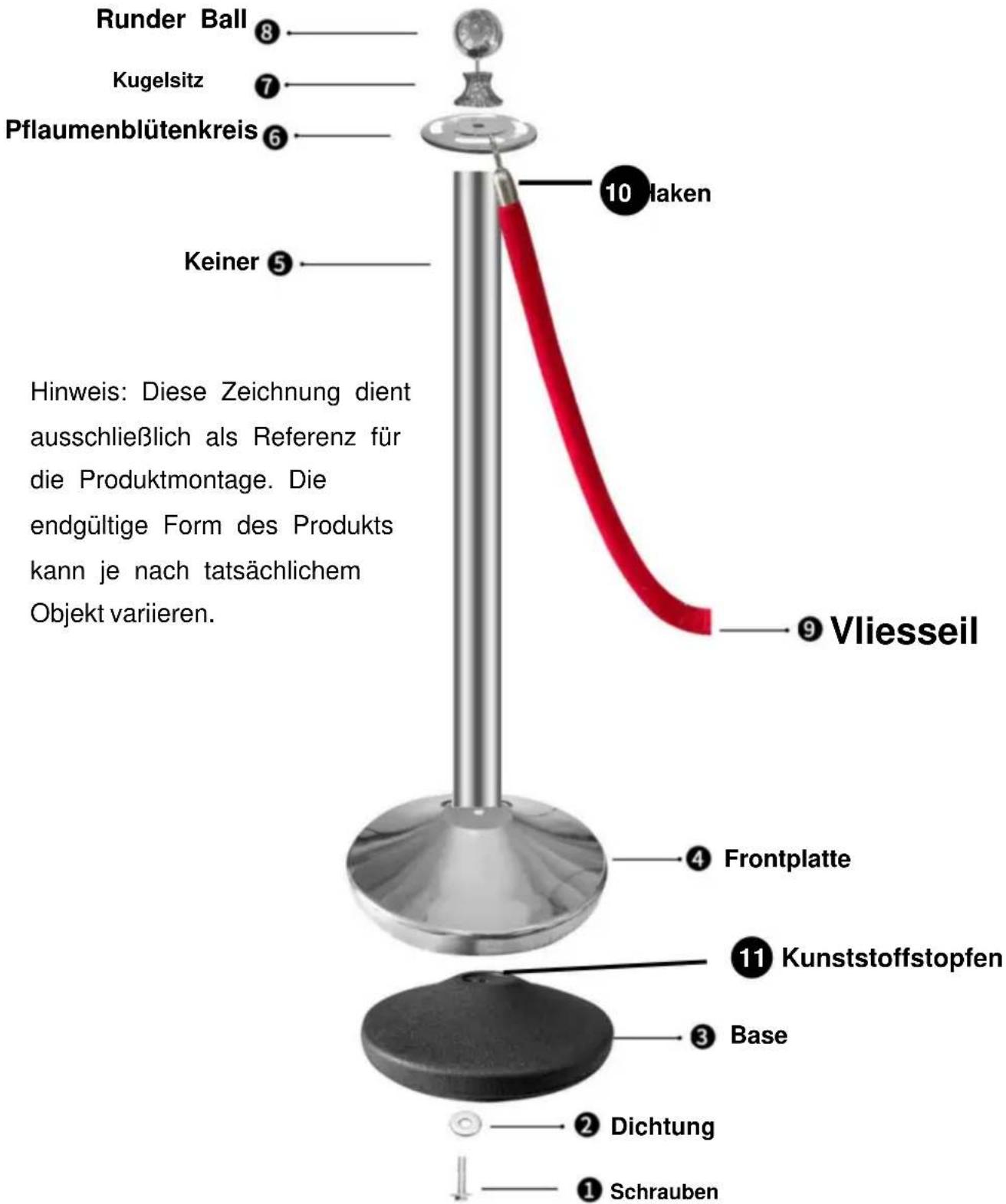 Vevor TJDYQTCRED6-4 - WARNUNG: - 5
