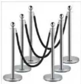 Vevor BXGDYQ320PDTC4-2 - CROWD CONTROL STANCHION - 2