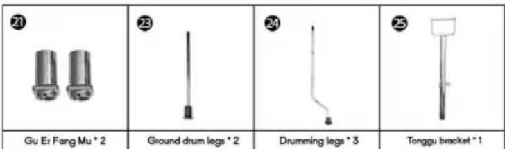 Vevor SH-004 - Parts list - 5