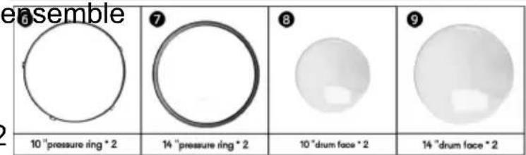 Vevor SH-004 - Liste des pièces - 2