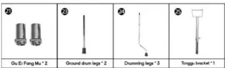 Vevor SH-002 - Parts list - 5
