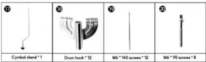 Vevor SH-002 - Parts list - 4