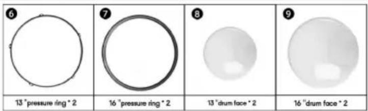 Vevor SH-002 - Teileliste - 2