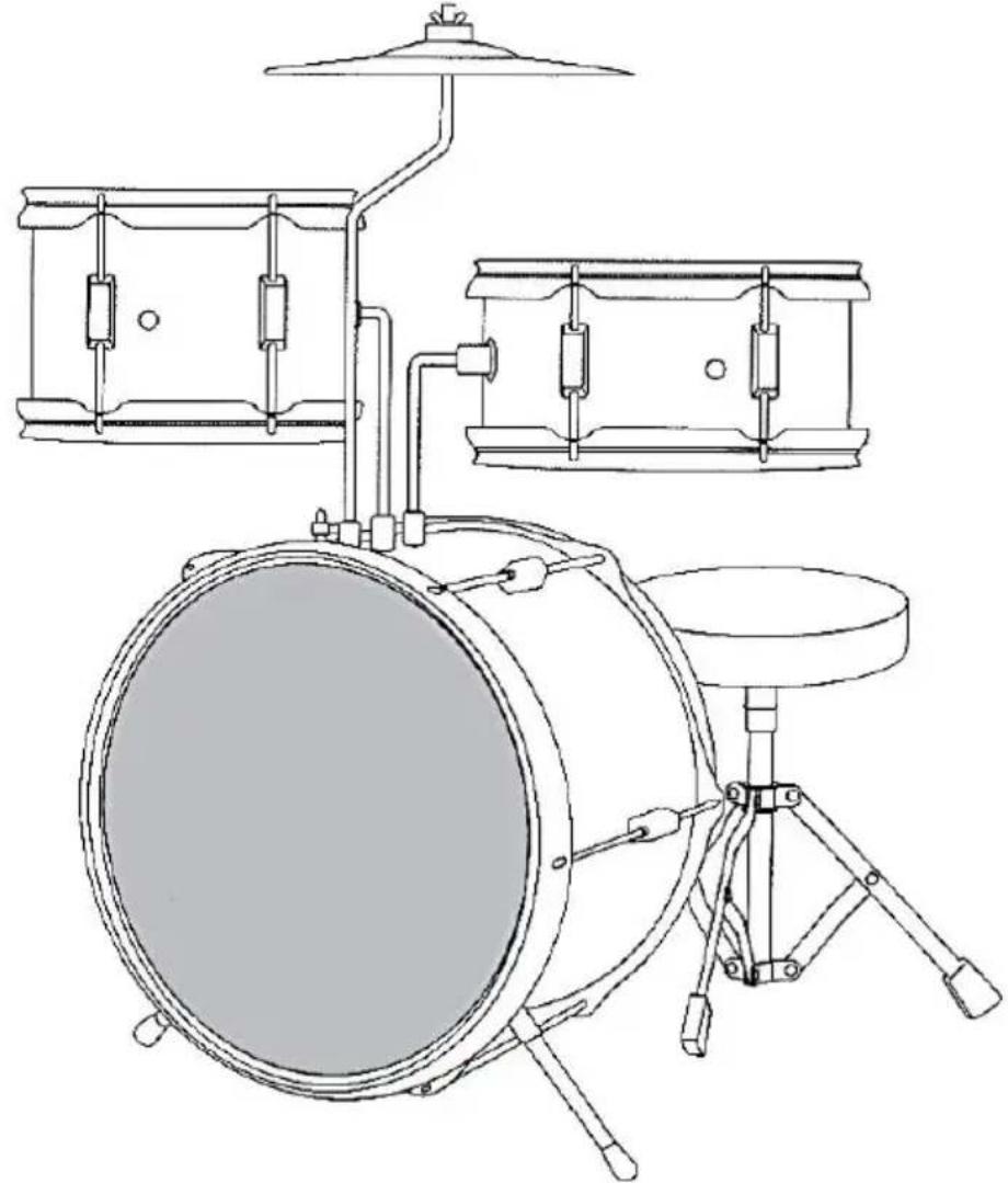 Vevor SH-001 - SCHLAGZEUGBEDIENUNGSANLEITUNG L - 1