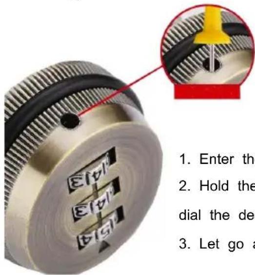 Vevor PY-2312SS - Password change method: - 1