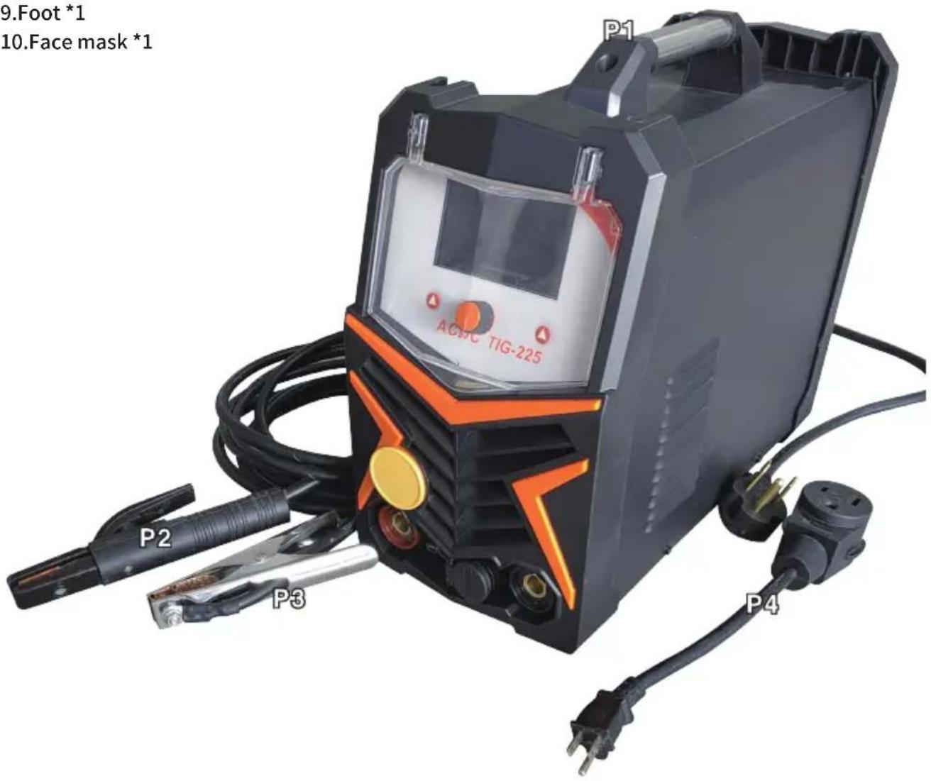 Vevor ACDC TIG-225 - CONTENTS - 1