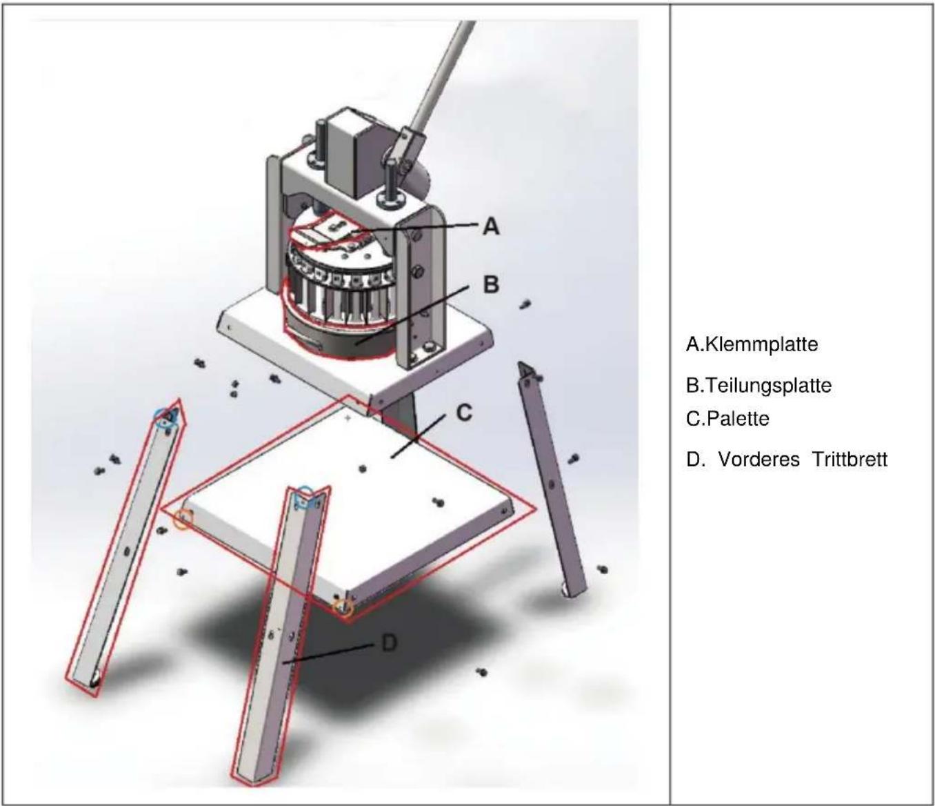Vevor XZ-10 - Produktdiagramm - 1