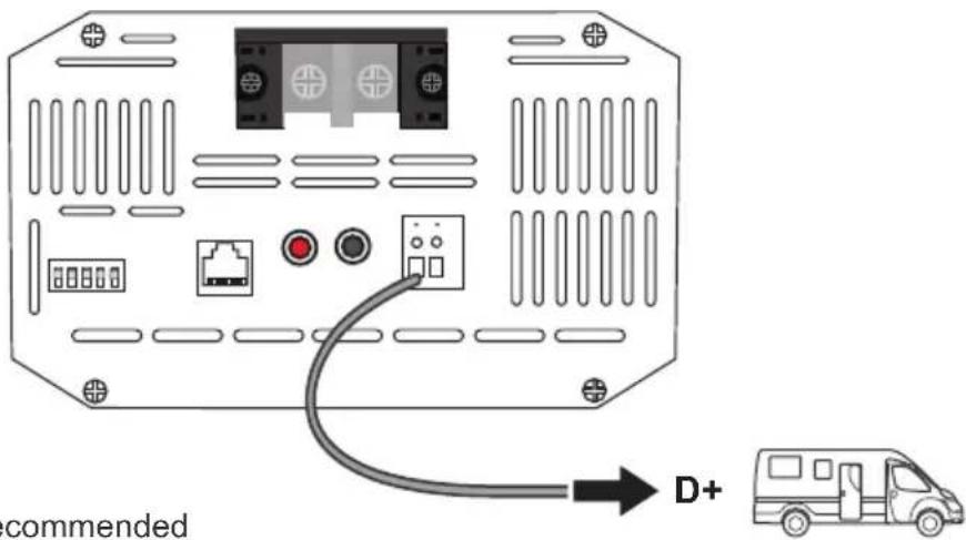 Vevor SDC-60A - D+ Ignition Wiring - 1