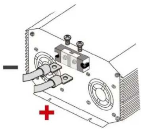 Vevor SDC-60A - Okablowanie wejsciowe DC (rozrusznik) - 2