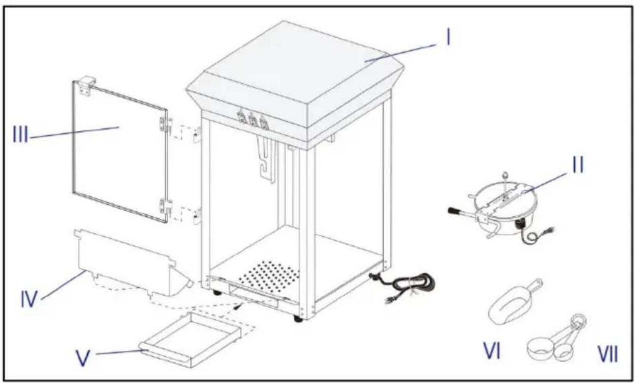Vevor NP08001SEC - PRODUCT COMPONENTS - 1