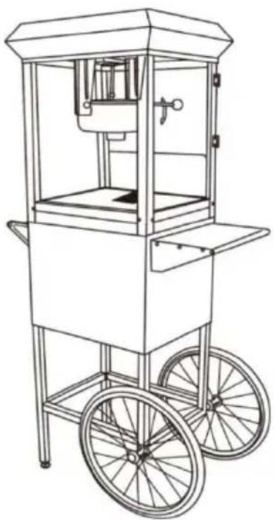 Vevor NP08001SEC - POPCORN MACHINE - 1