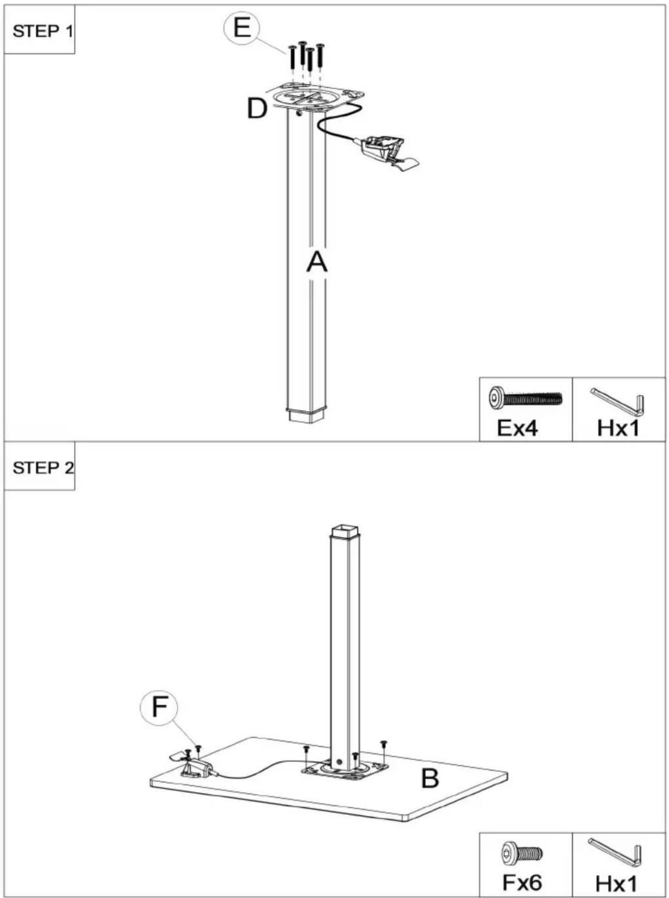 Vevor GT-SR50-5 - ASSEMBLY STEP - 1