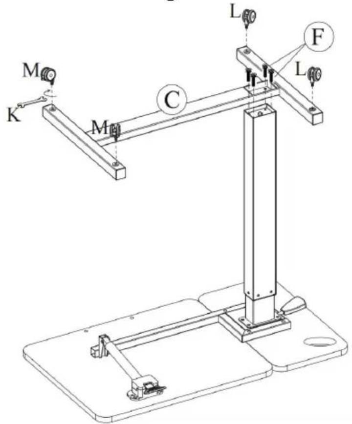 Vevor GT-SR65-B7 - STEP2: Mounting feet. - 1