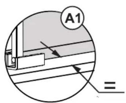 Vevor CNH-DE-S722 - 4A Suggested Option A: Secure guide block with 3M tape. - 2