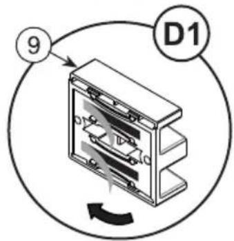 Vevor CNH-DE-S722 - 4A Suggested Option A: Secure guide block with 3M tape. - 5