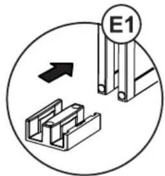 Vevor CNH-DE-S722 - 4A Suggested Option A: Secure guide block with 3M tape. - 6
