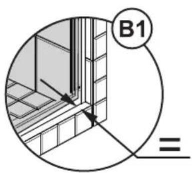Vevor CNH-DE-S722 - 4A Suggested Option A: Secure guide block with 3M tape. - 3