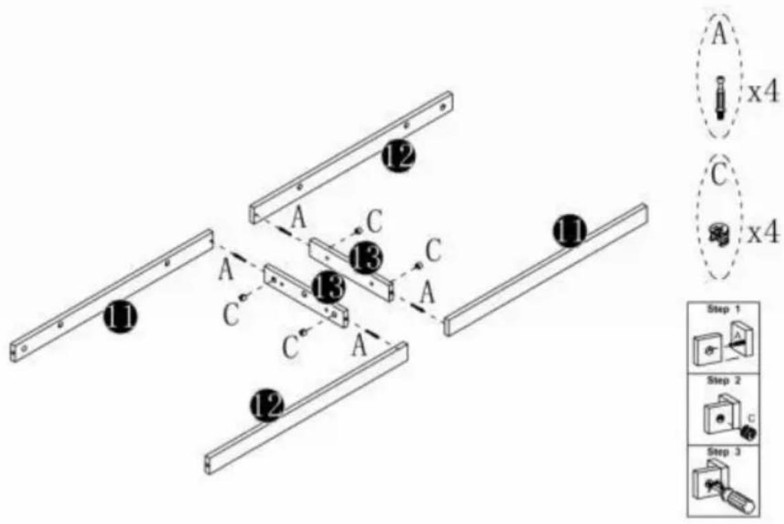 Vevor C250037D-01 - PARTS LIST - 25