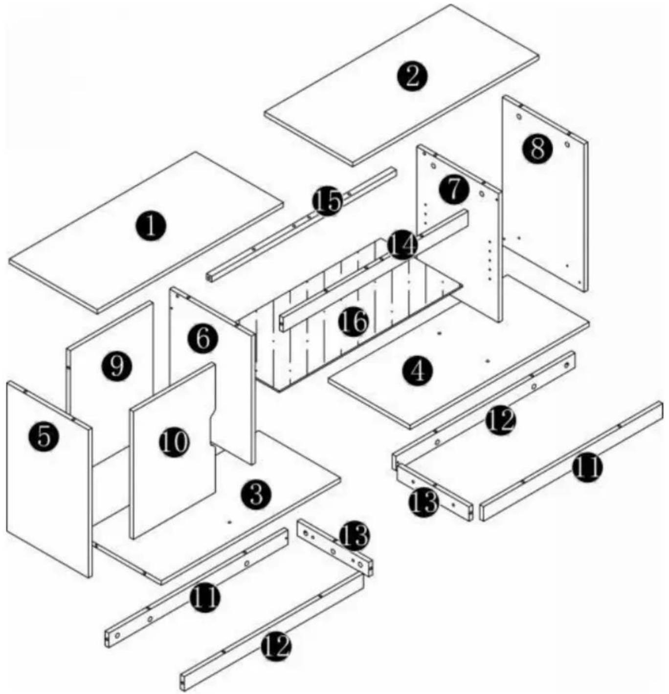 Vevor C250037D-01 - PARTS LIST - 1
