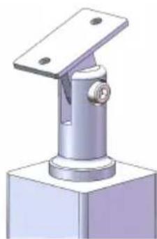 Vevor HR-006 - Montage mit Handlauf (Gefalle) - 2