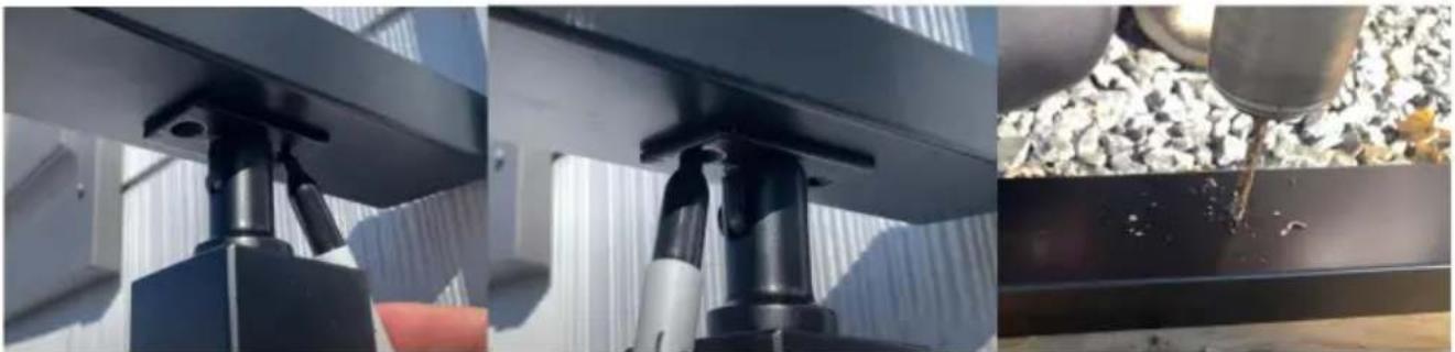 Vevor HR-021 - Montage mit Handlauf (horizontal) - 2